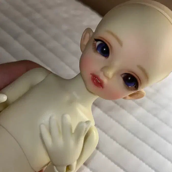 [BUNJANG] BJD Doll Purple Eyes Lip Makeup with Wig / 세이투리코 JK 구체관절인형 usd