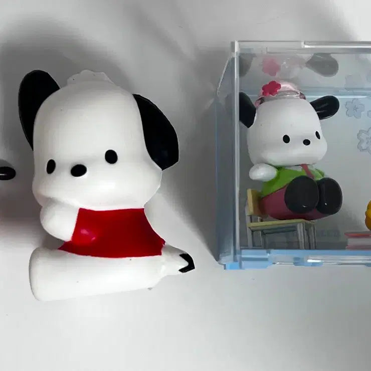 [BUNJANG] Sanrio Pochacco Squishy &amp; Figure Bundle Set / 산리오 포챠코 스퀴시,피규어 일괄세트