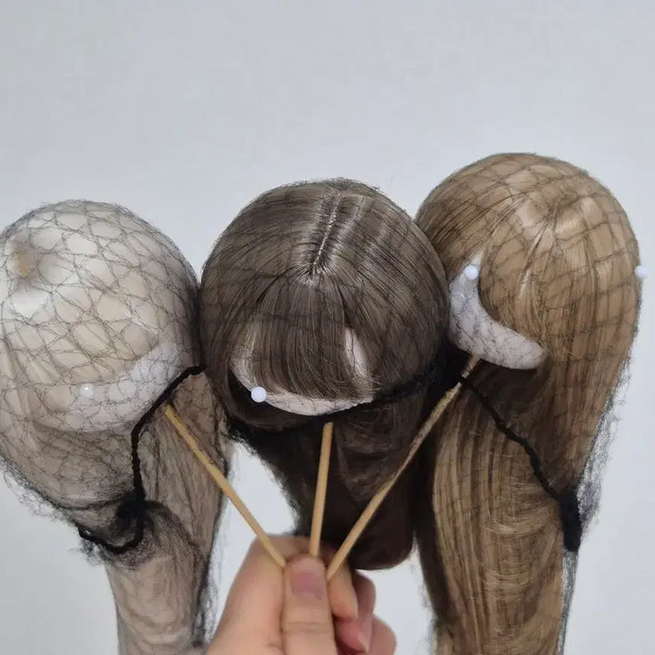 [BUNJANG] 3 Types BJD Wig MSD Size Ball Jointed Doll Wig / 3종 구관 가발 msd 사이즈 구체관절인형 가발