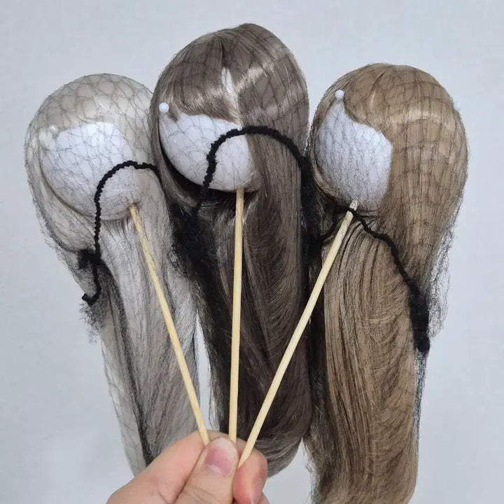 [BUNJANG] 3 Types BJD Wig MSD Size Ball Jointed Doll Wig / 3종 구관 가발 msd 사이즈 구체관절인형 가발
