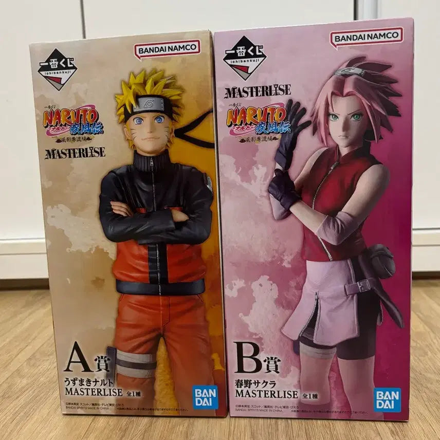 [BUNJANG] Naruto Ichiban Kuji A Prize Naruto &amp; B Prize Sakura Bundle / 나루토 쿠지 A상,B상 나루토 사쿠라 일괄