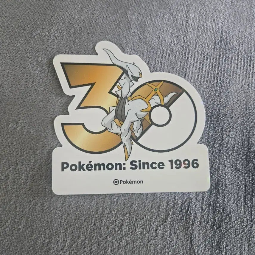 [BUNJANG] Pokemon 30th Anniversary Arceus Sticker / 포켓몬 30주년 스티커 아르세우스