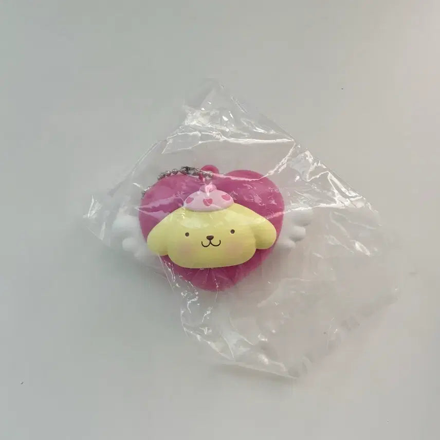 [BUNJANG] Pompompurin Heart Angel Light Gacha Keychain / 폼폼푸린 하트 엔젤 라이트 가챠 키링