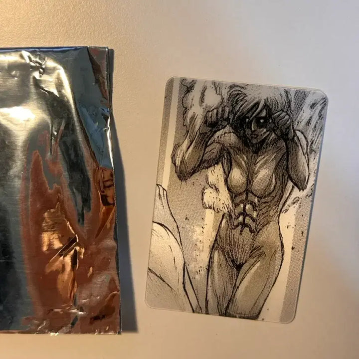 [BUNJANG] Attack on Titan Final Exhibition Random Lenticular Card (Female Titan) / 진격의 거인 FINAL 전시회 랜덤 렌티큘러 카드 애니 여성형거인 굿즈
