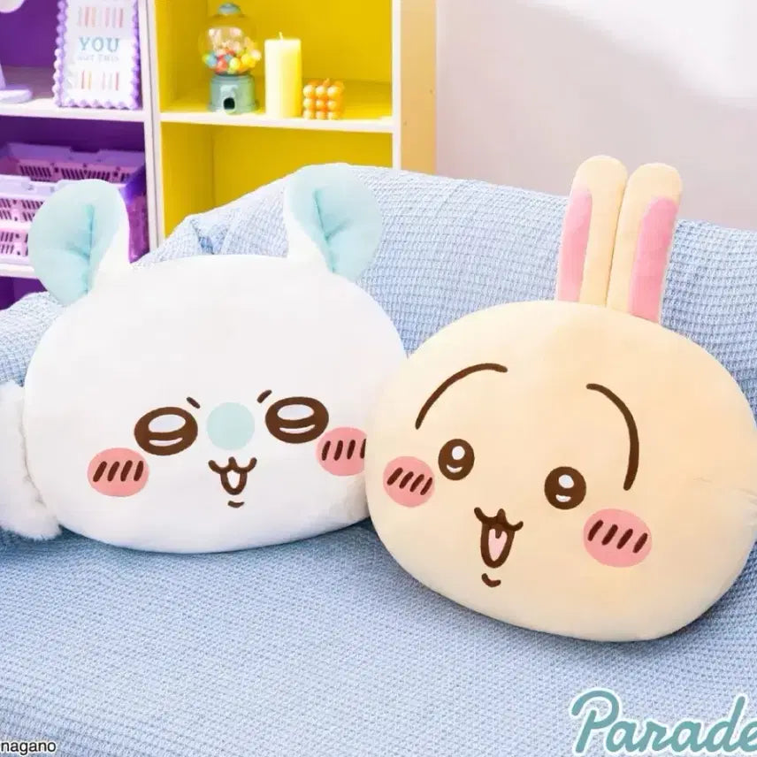 [BUNJANG] Momonga Usagi Mochi Face Cushion 40cm / 모몽가 우사기 모찌페이스 쿠션 40cm
