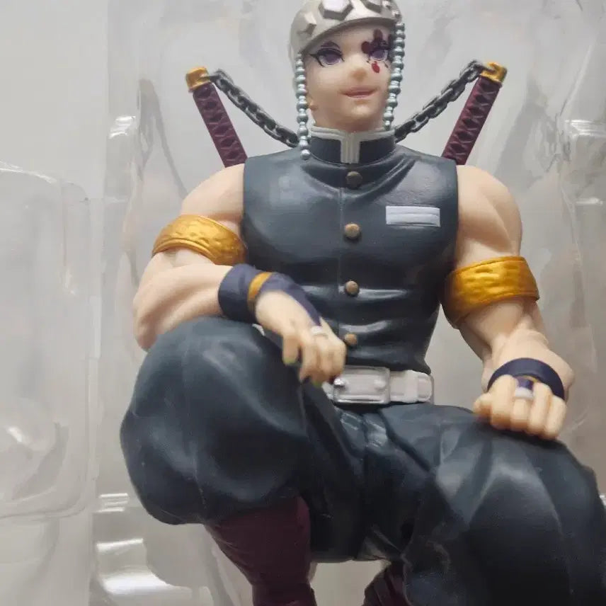 [BUNJANG] Demon Slayer Tengen Uzui Shugochu Figure (Opened) / 박스O) 귀멸의칼날 텐겐 주합회의 피규어 개봉품
