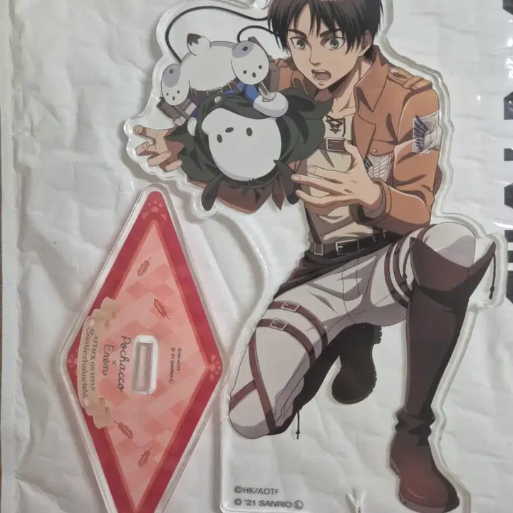 [BUNJANG] Attack on Titan Eren Sanrio Collaboration Acrylic Stand / 진격의거인 에렌 산리오 콜라보 아크릴스탠드