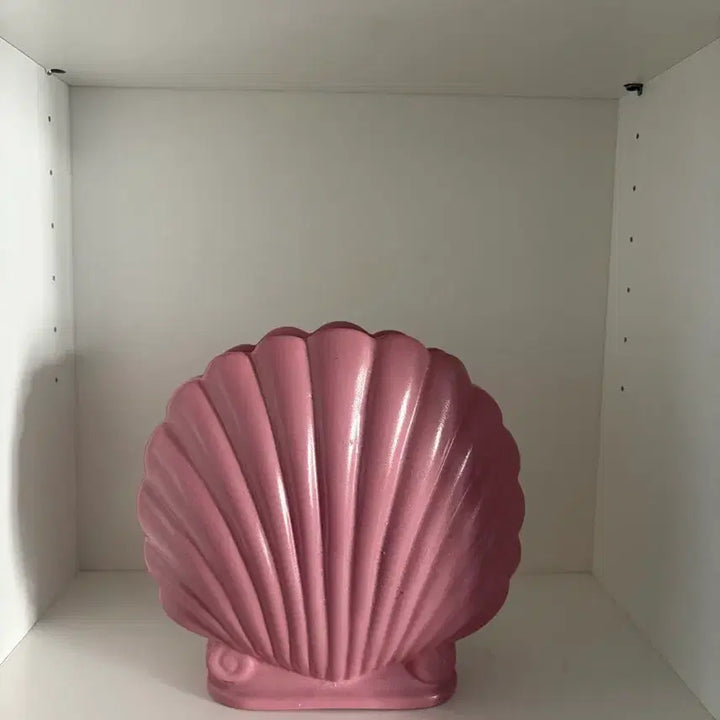 [BUNJANG] Pink Shell Ceramic Vase / [레어] 핑크 쉘 세라믹 화병