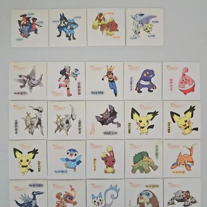 [BUNJANG] Shani (Samlip) Pokémon Bread Sticker Collection - 2009 New Version, 10th Anniversary, Movie Edition / 샤니(삼립)포켓몬빵 띠부씰 09년도 신버전 10주년씰, 무비씰 팝니다.