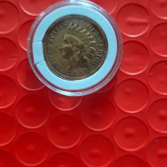 [BUNJANG] 1907 American Indian Head Copper Coin / 1907년 미국 인디언헤드 적동