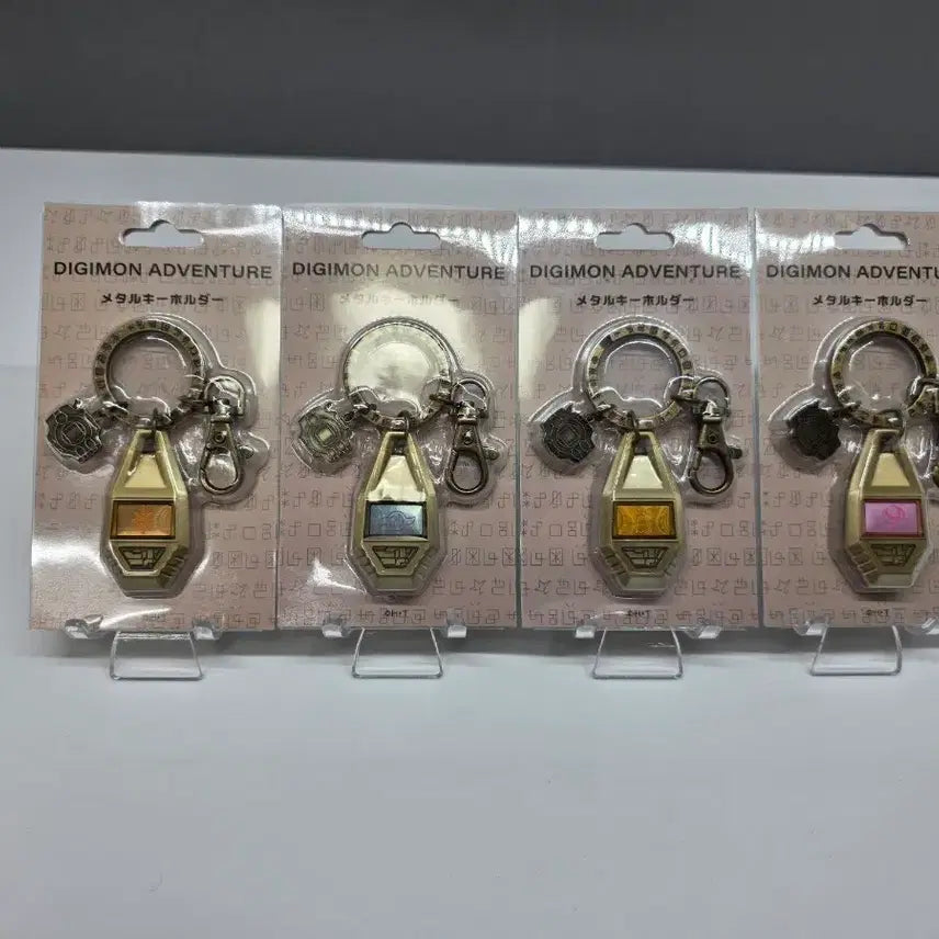[BUNJANG] Digimon Adventure Crest Set 4 Types (Courage, Friendship, Hope, Kindness) Sealed Bundle Set / [미개봉, 일괄] 디지몬어드벤처 문장세트 4종(용기, 우정, 희망, 친절)