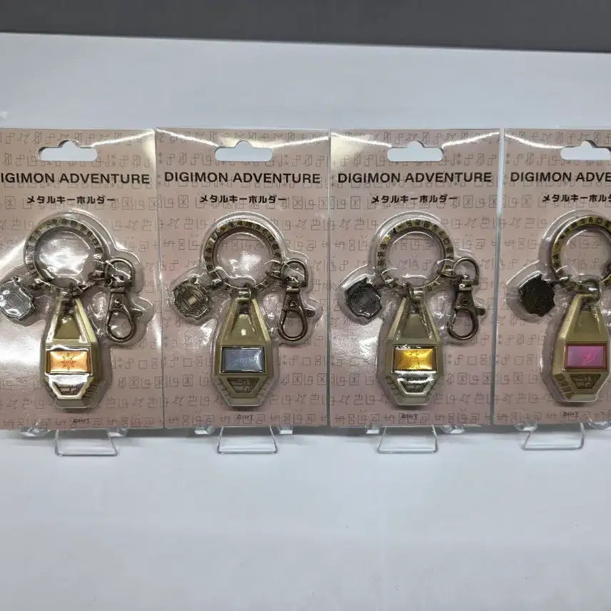 [BUNJANG] Digimon Adventure Crest Set 4 Types (Courage, Friendship, Hope, Kindness) Sealed Bundle Set / [미개봉, 일괄] 디지몬어드벤처 문장세트 4종(용기, 우정, 희망, 친절)