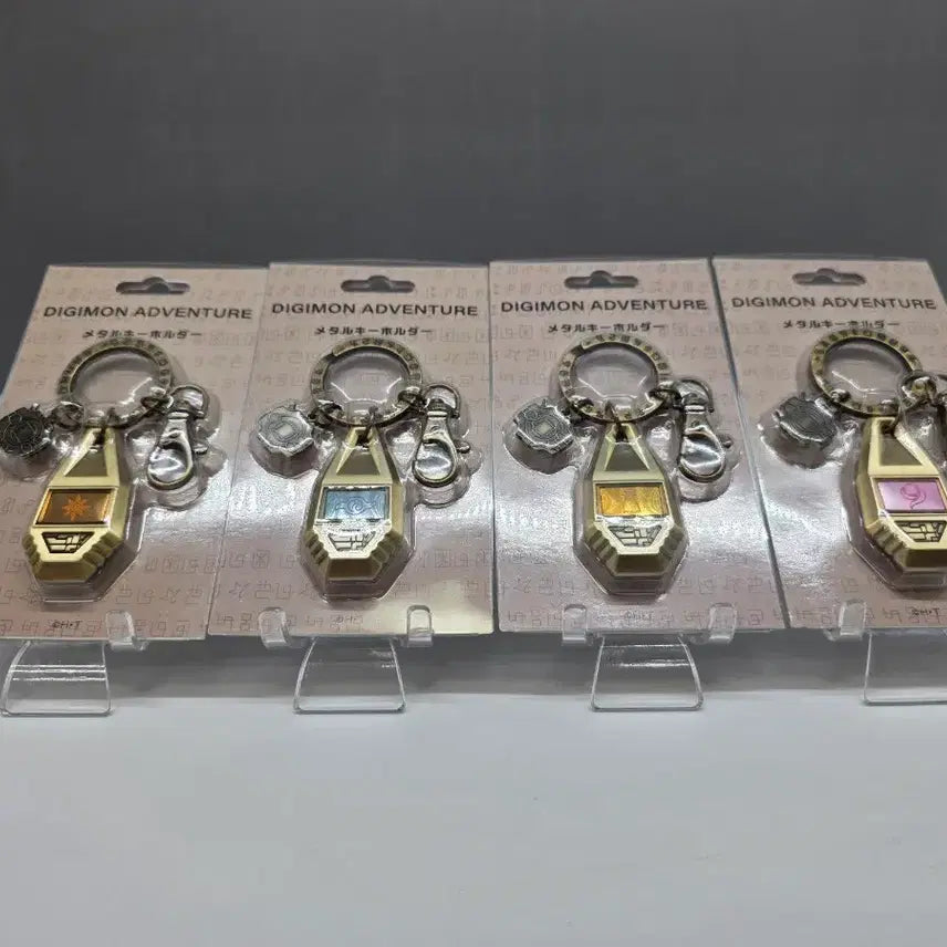 [BUNJANG] Digimon Adventure Crest Set 4 Types (Courage, Friendship, Hope, Kindness) Sealed Bundle Set / [미개봉, 일괄] 디지몬어드벤처 문장세트 4종(용기, 우정, 희망, 친절)