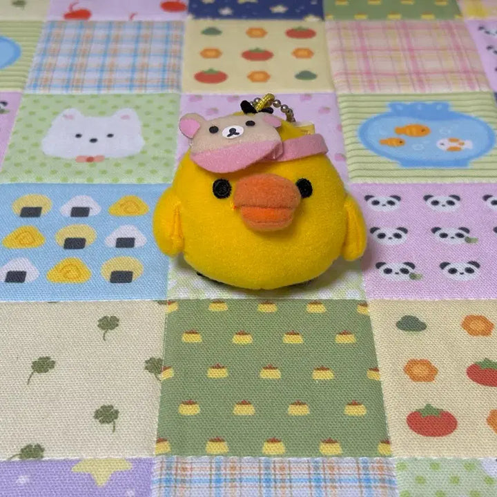 [BUNJANG] Rilakkuma Yellow Bird Hat Plush Doll (5.5cm) / 고전 키이로이토리 모자 인형