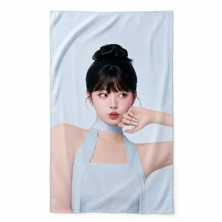 [BUNJANG] Jang Wonyoung Embroidered Bath Towel / 장원영 타월 수건