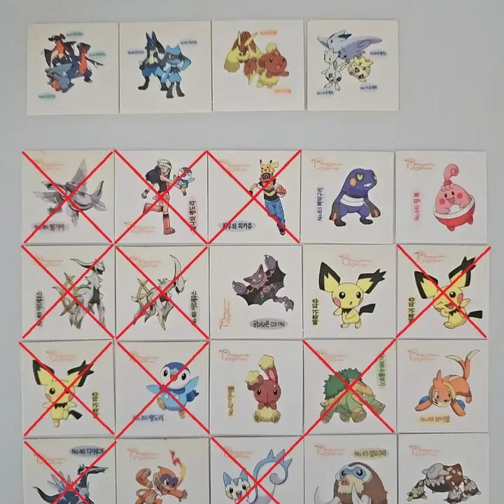 [BUNJANG] Shani (Samlip) Pokemon Bread Ttibu Seal (Sticker) - 2009 New Version / 샤니(삼립) 포켓몬빵 띠부씰 09년도 신버전 팝니다.