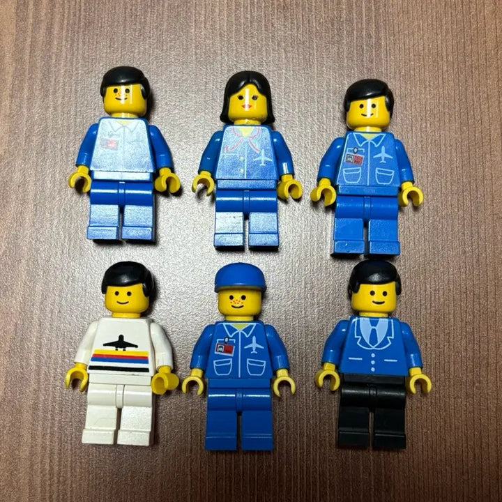 [BUNJANG] LEGO Town Airport Related Minifigures (Set of 6) / 올드레고 타운 공항 관련 피규어 6개