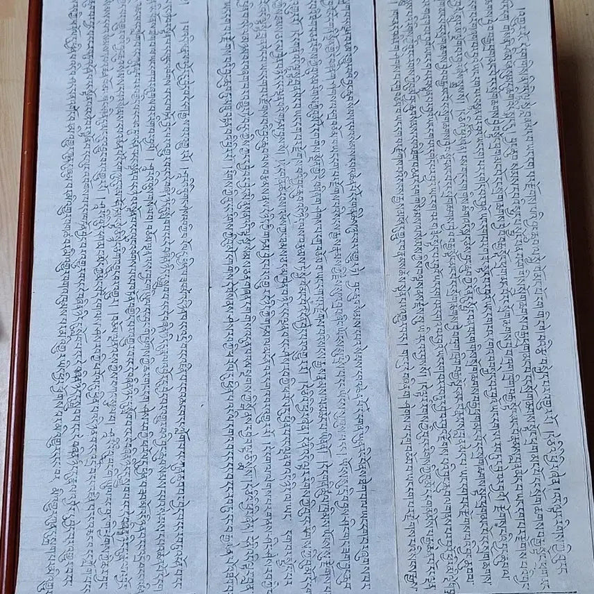[BUNJANG] Tibetan Buddhist Sutra (Prajnaparamita) Scrolls, Set of 9 / 티벳불경 제삼 반야경 9매