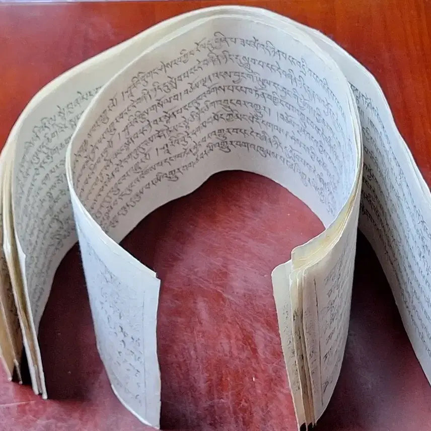[BUNJANG] Tibetan Buddhist Sutra (Prajnaparamita) Scrolls, Set of 9 / 티벳불경 제삼 반야경 9매