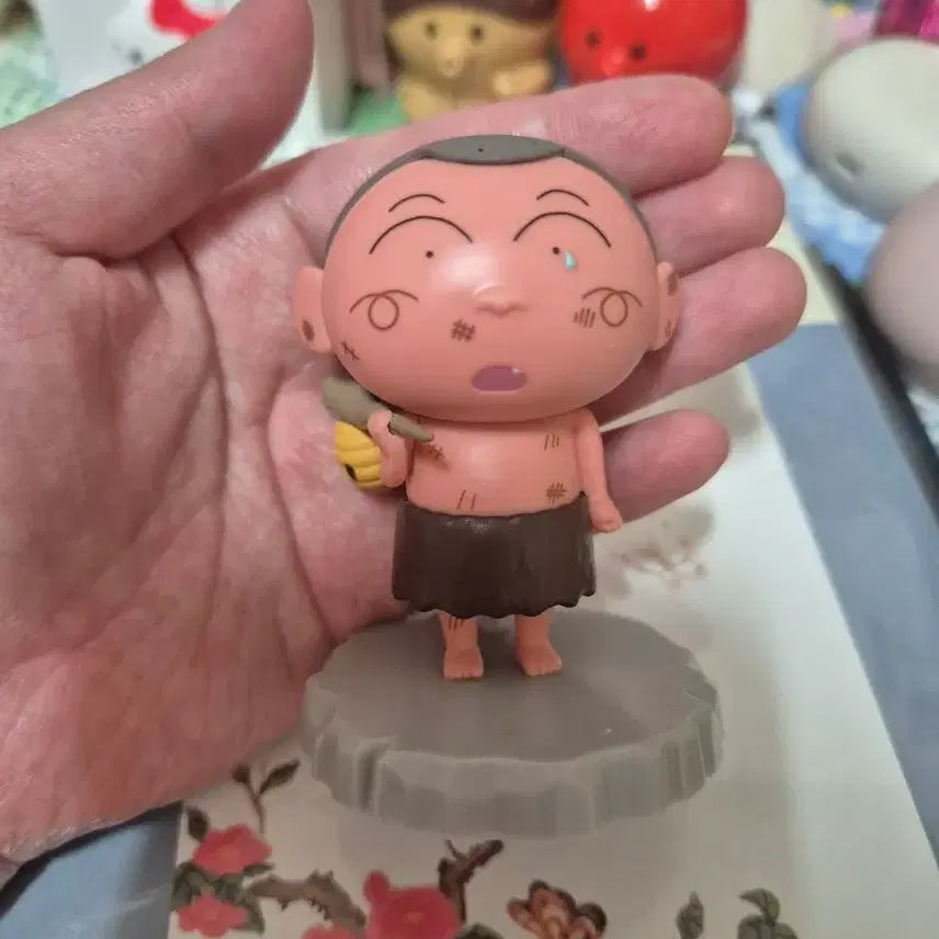 [BUNJANG] Crayon Shin-chan Primitive Era Hoon Character Figure / 반택가능)짱구는못말려 원시시대 원시인 훈이 피규어