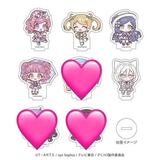 [BUNJANG] Prechanner Emo Rin Kaki Ratchu Soru Rumo Rika Twing Chu Acrylic Stand / [ 공구 ] 프리채널 프리챤 eeo 장마 아크릴 에모키랏츄소루루모모트윙츄