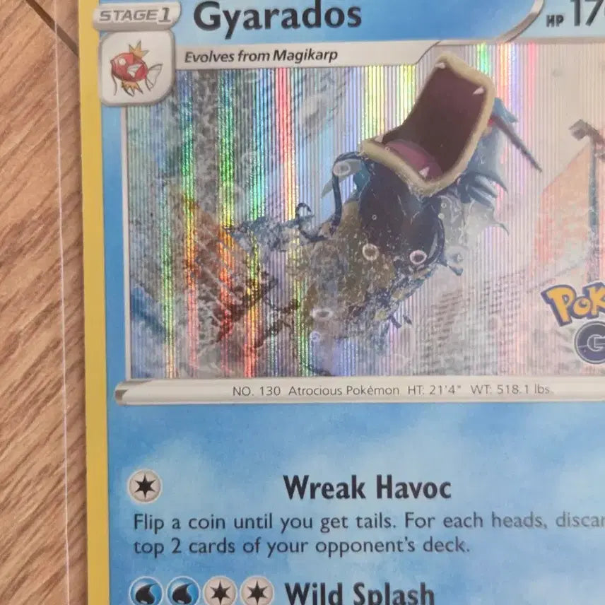 [BUNJANG] Pokemon TCG Gyarados Holo 022/078 English/North American Edition / [영문/북미] 포켓몬카드 포켓몬고 갸라도스 홀로그램 022/078