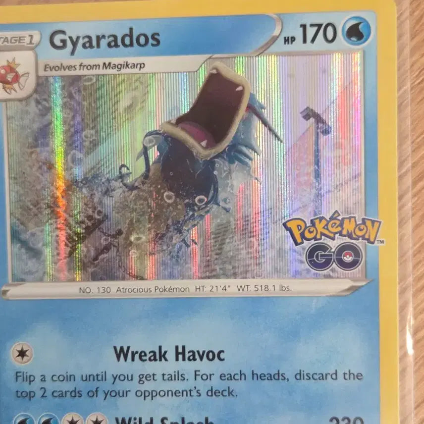 [BUNJANG] Pokemon TCG Gyarados Holo 022/078 English/North American Edition / [영문/북미] 포켓몬카드 포켓몬고 갸라도스 홀로그램 022/078