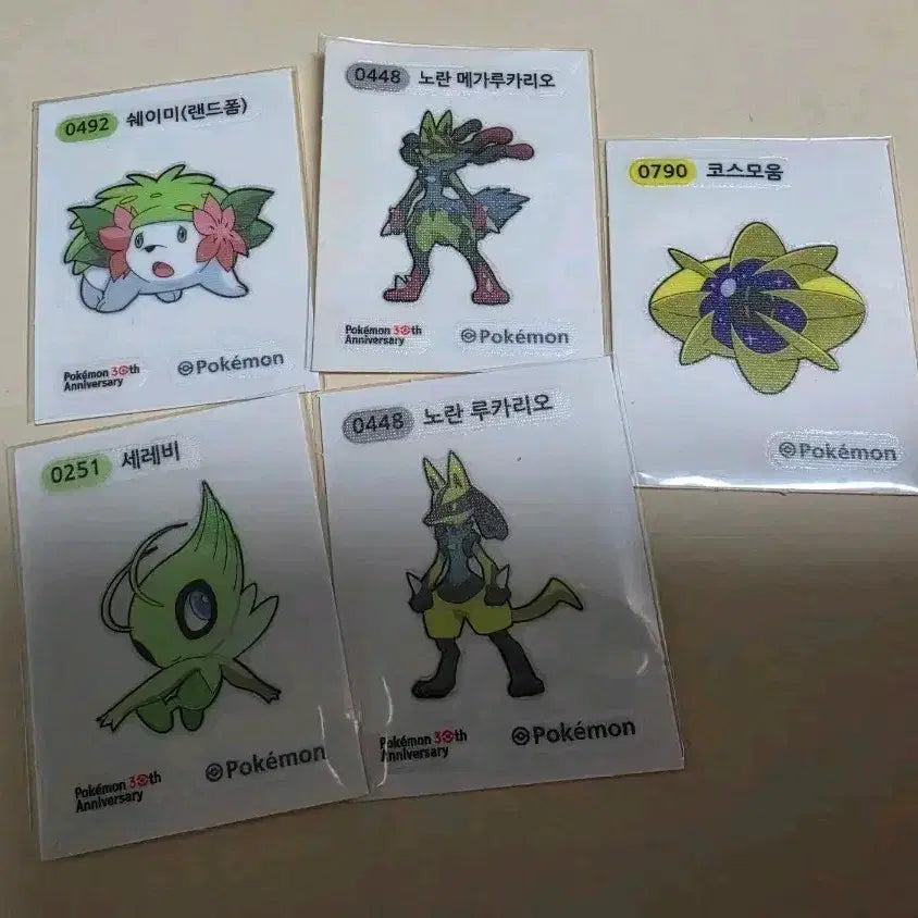 [BUNJANG] Pokemon Stickers Set / 포켓몬 띠부씰 세트