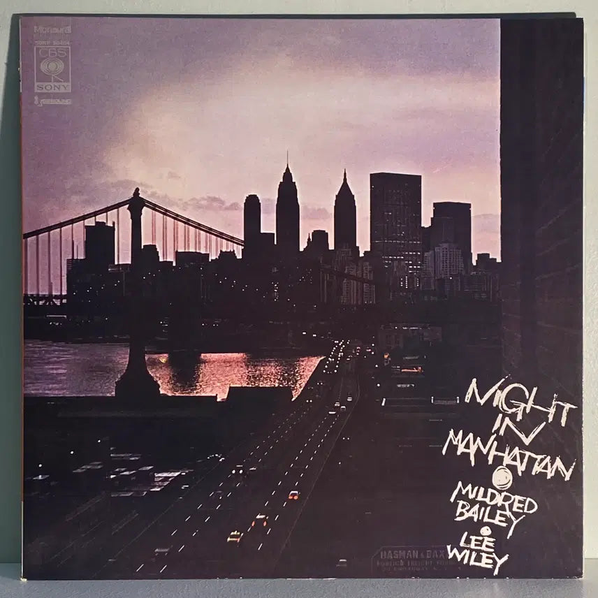[BUNJANG] Mildred Bailey, Lee Wiley - Night In Manhattan (Compilation Mono LP) / (수입중고LP-재즈보컬) Mildred Bailey, Lee Wiley -Night In Manhattan