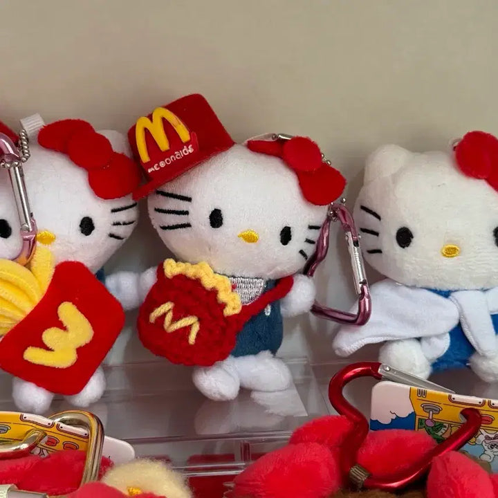 [BUNJANG] Hello Kitty Doll Keychain Bundle Set (6 pcs) / (새상품) 헬로 키티 인형 키링 6개 일괄