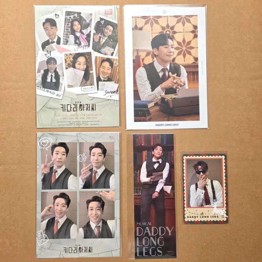 [BUNJANG] 2023 Musical Daddy Long Legs Complete Bundle - Kyungsoo Kim (Jervis) / 2023 뮤지컬 키다리아저씨 증정 일괄 - 김경수 제르비스