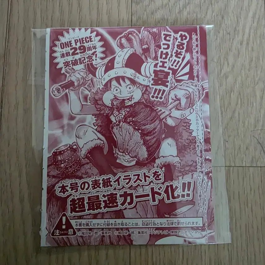[BUNJANG] One Piece 29th Anniversary Commemorative Card / 원피스 29주년 기념 카드