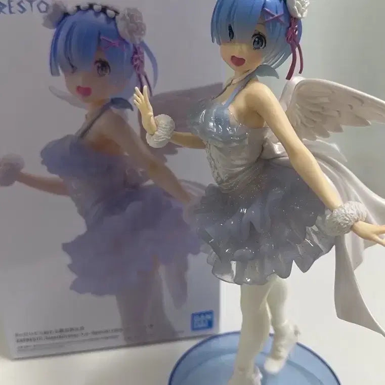[BUNJANG] Re:Zero Rem Angel Figure / 배송비 포함) 리제로 렘 천사 피규어