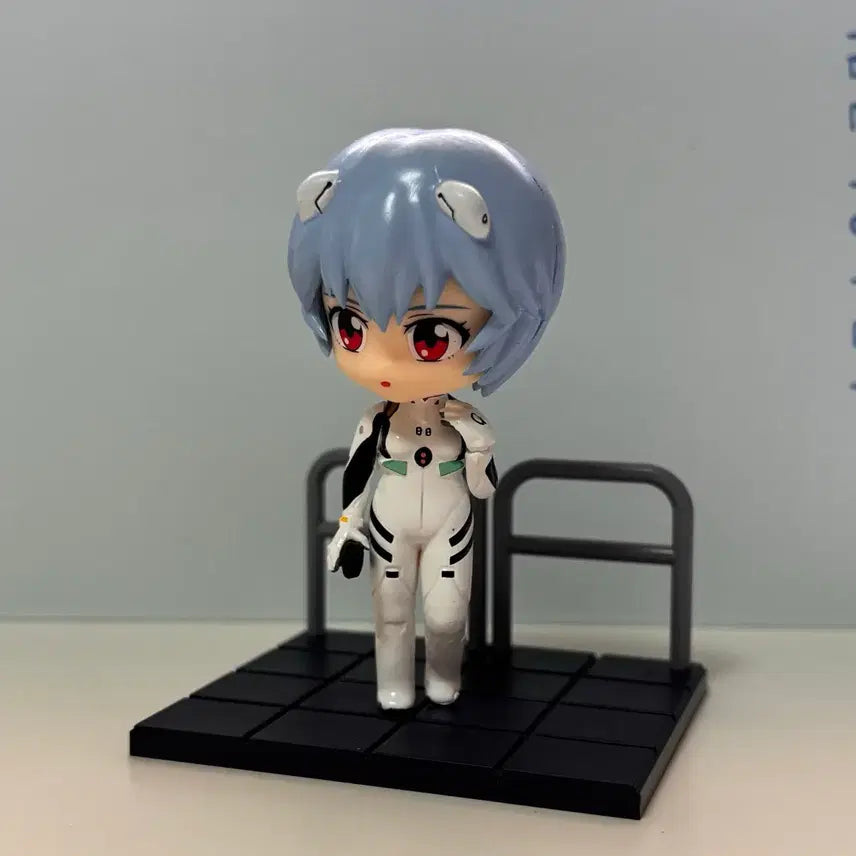 [BUNJANG] Evangelion Ayanami Rei Desktop Keyring / 에반게리온 데스크탑 에바 + 레이 고전 키링
