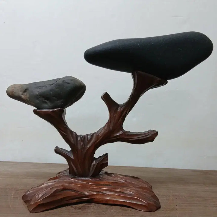 [BUNJANG] Sehan Pair Decorative Object / 수석 자연수석 새한쌍