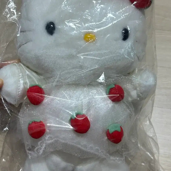 [BUNJANG] Authentic, Sealed, New Vintage Strawberry Hello Kitty Doll / 정품, 미개봉, 새상품) 고전 딸기 스트로베리 헬로키티 인형