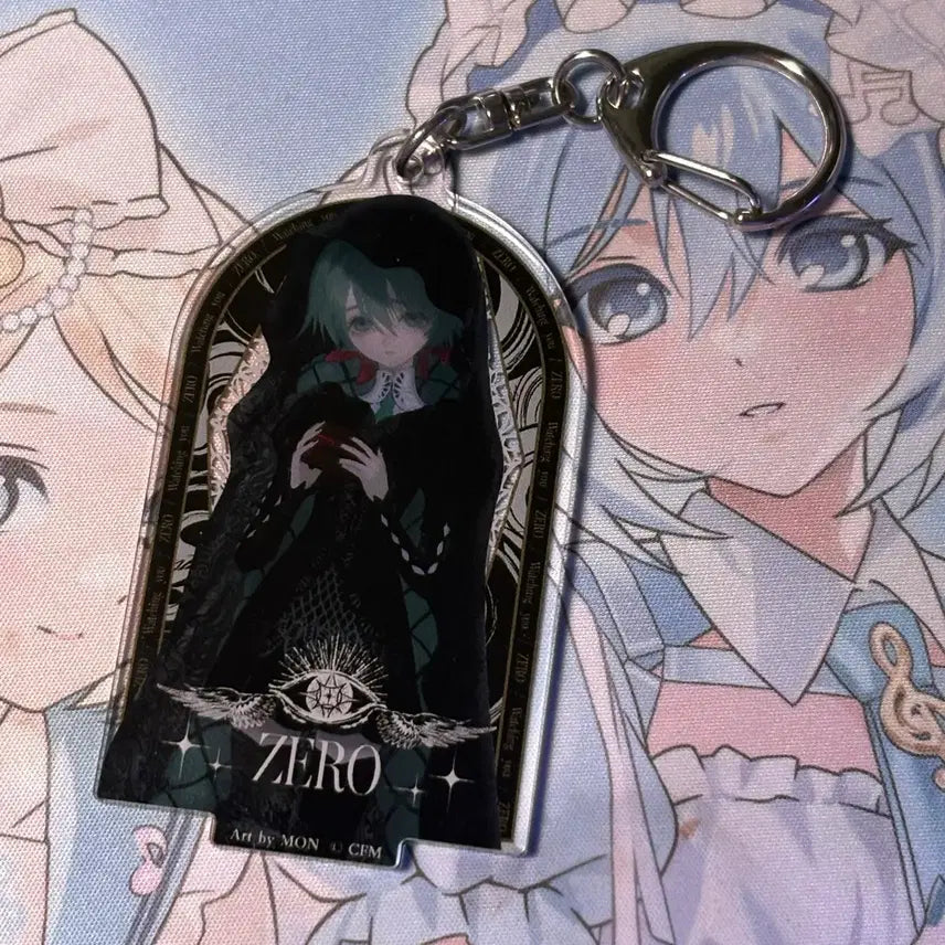 [BUNJANG] Hatsune Miku x Obaken Vocaloid Acrylic Keyring / 하츠네 미쿠 x 오바켄 콜라보 보카로 보컬로이드 굿즈 DMM.com 아크릴 키링 키체인