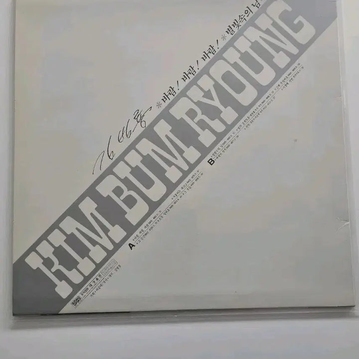[BUNJANG] Kim Bum Ryong 1st Album LP / 김범룡 1집 lp / 가사집 있음 /NM