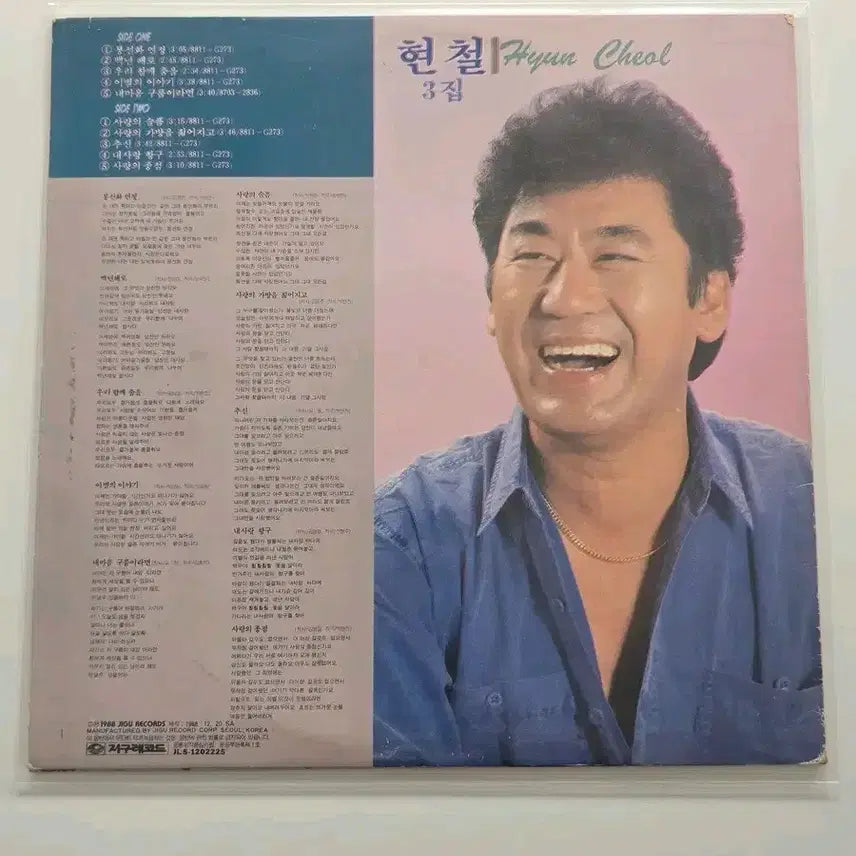 [BUNJANG] Hyeon Cheol 3rd Album LP / 현철 3집 LP  / A: Mint      B : Ex+
