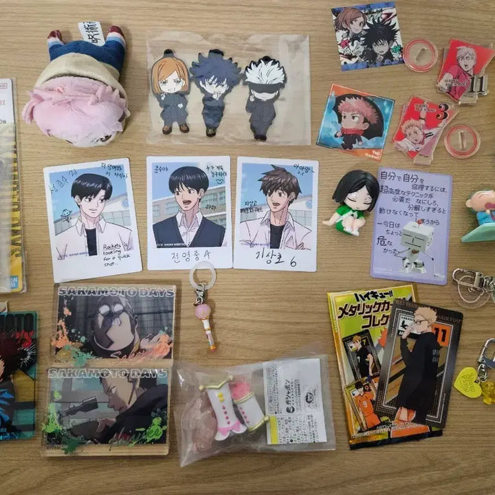 [BUNJANG] Haikyu!!, Jujutsu Kaisen, Do Re Mi, Garbage Time Merchandise Bundle Set / 굿즈 일괄(사카모토 하이큐 주술회전 도레미 가비지타임)