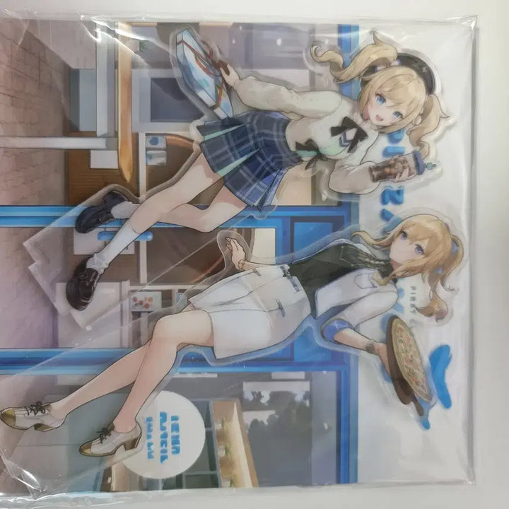[BUNJANG] Genshin Impact Pizza Alvolo Collaboration Limited Edition Acrylic Stand (Sealed) / 원신 미개봉 피자알볼로 콜라보 한정 아크릴 판매합니다.