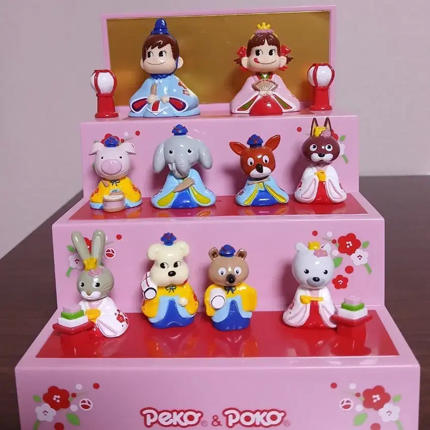 [BUNJANG] Peko Poko Hina Matsuri Doll Set / 페코포코 히나마츠리 인형 세트
