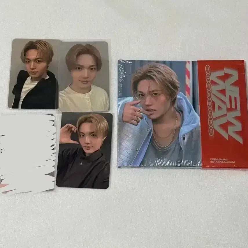 [BUNJANG] TREASURE Doyoung Lucky Draw Bundle Set Stamp Tour Special Edition Digipack Album (Sealed) / [도영 일괄세트] 트레저 미개봉 스탬프 특전 스포티 블루 디지팩 앨범