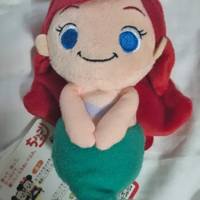 [BUNJANG] Disney The Little Mermaid Ariel Chokkorisan Plush Doll / 디즈니 인어공주 에리얼  춋코리상 인형 누이