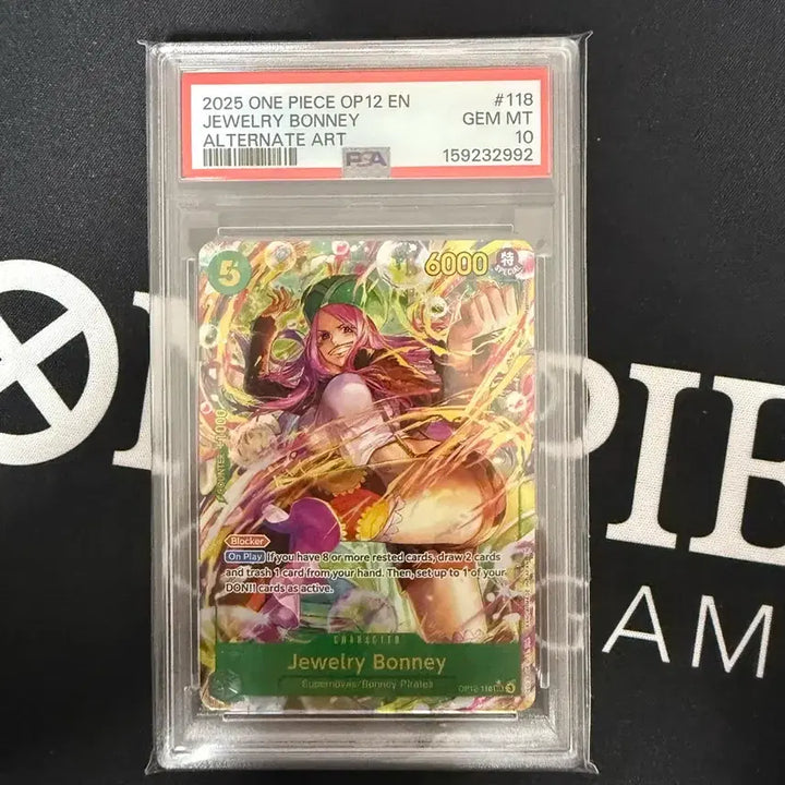 [BUNJANG] One Piece Jewelry Bonney SEC Perry PSA 10 Card / 북미 원피스 쥬얼리 보니 sec페레 psa10