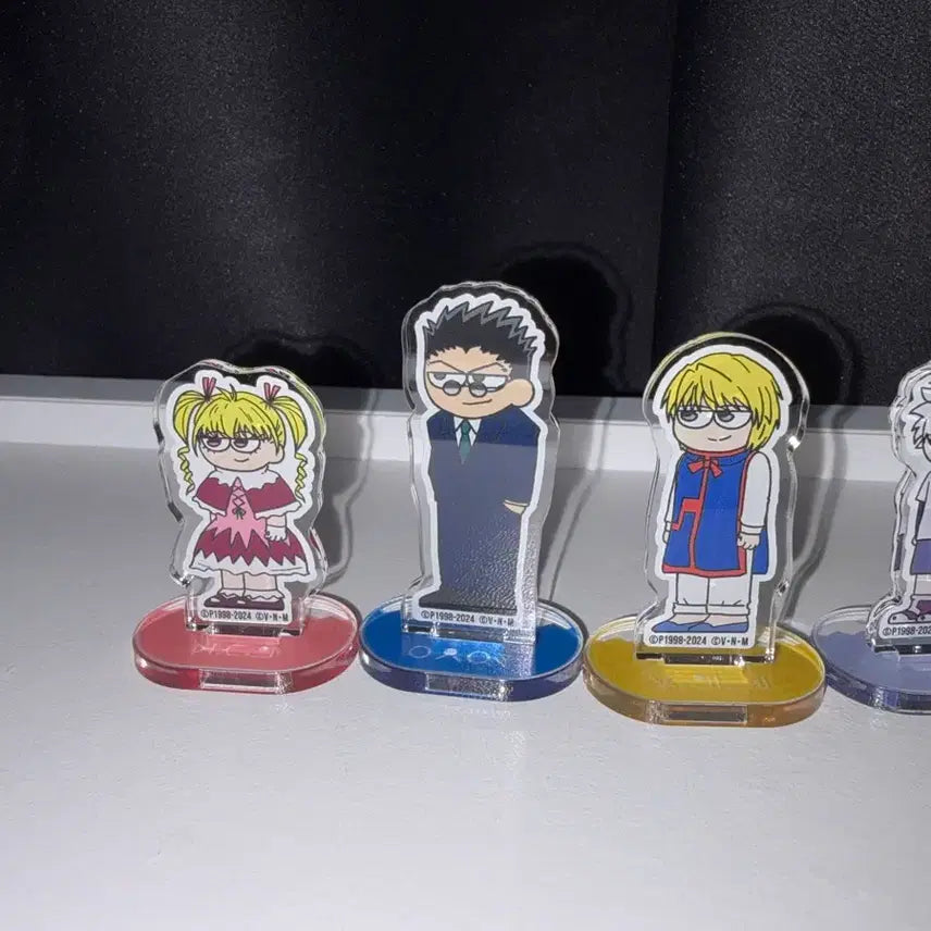 [BUNJANG] Hunter x Hunter Jiolli Acrylic Stand Set - Gon, Killua, Kurapika, Leorio, Kalluto, Biscuit / (풀셋)헌터x헌터 지로리 아크릴스탠드 곤 키르아 크라피카 레오리오 카이토 비스켓 일괄 헌헌
