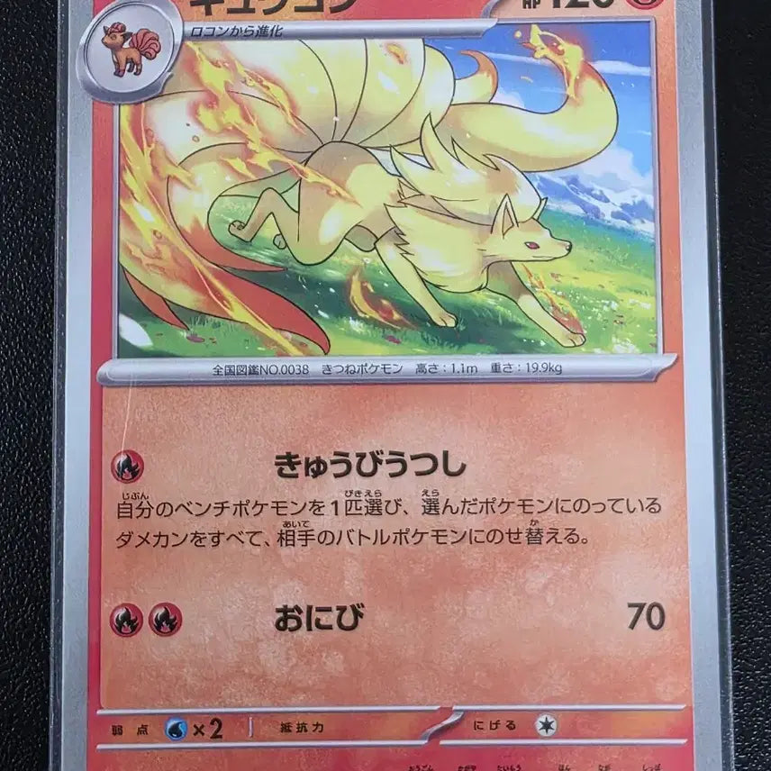 [BUNJANG] Pokemon Card Ninetales U Ninja Spinner (Japanese Ver.) / 포켓몬 카드 나인테일 U 닌자 스피너 (일어판)