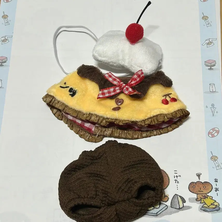 [BUNJANG] 10cm Doll Pudding Outfit Set / 새상품 10cm인형 푸딩 옷 세트