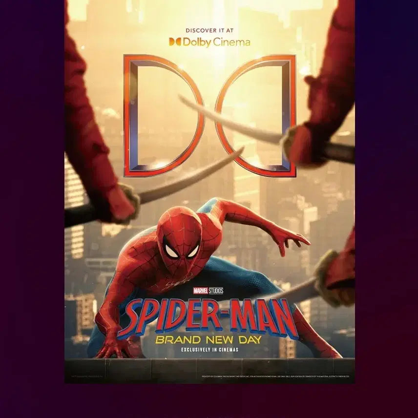 [BUNJANG] Dolby Cinema Spider-Man Poster Megabox 1st Week Special Goods / 스파이더맨 돌비 포스터 브랜드 뉴 데이 메가박스 1주차 특전 굿즈 마블 시네마