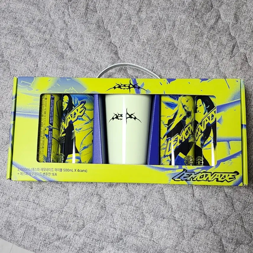 [BUNJANG] Aespa Lemonade Highball Color-Changing Glass Set / 에스파 CU 레모네이드 하이볼 변온잔(수수료 포함)